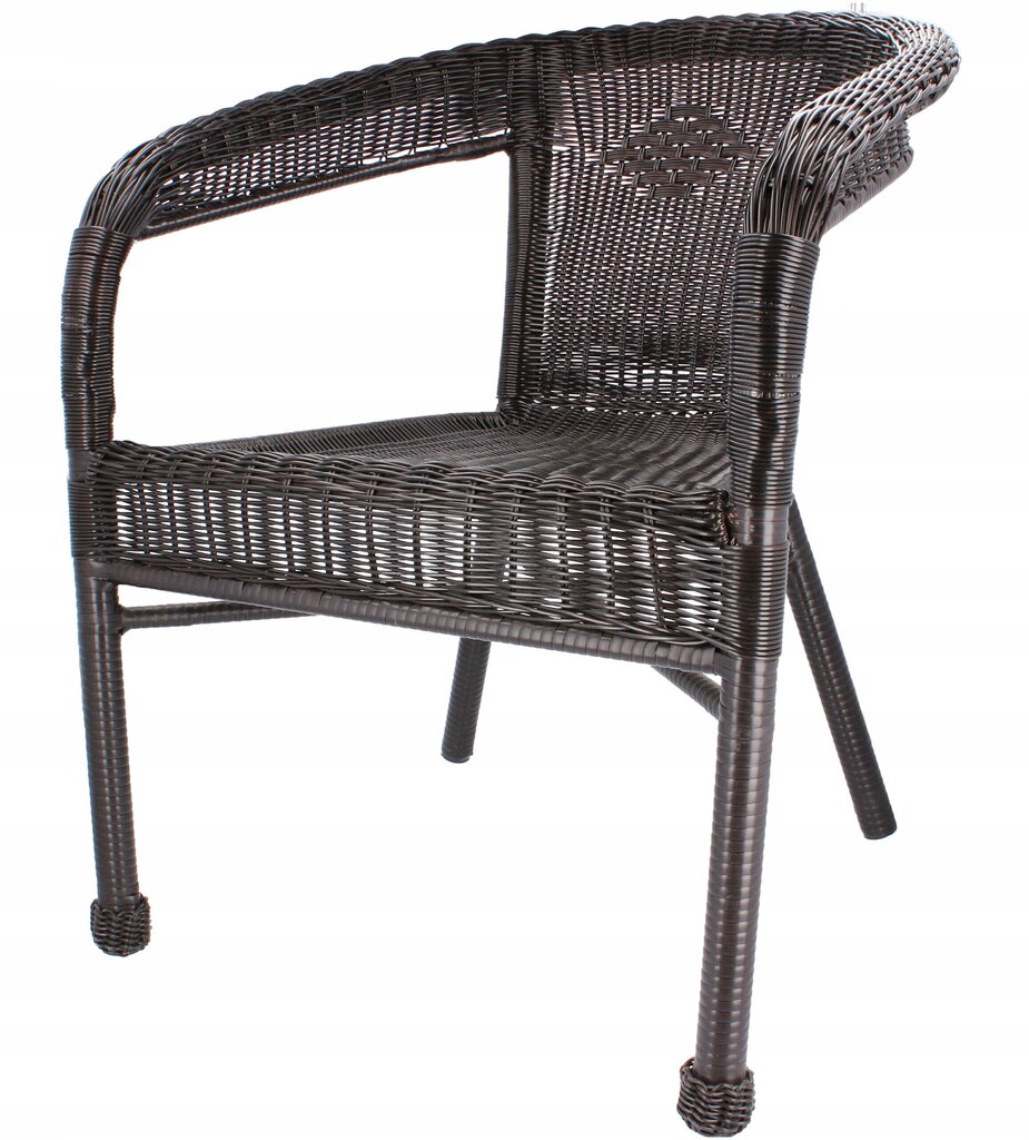Dārza krēsls, 60x46x73 cm, brūns цена и информация | Dārza krēsli | 220.lv