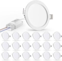 LED griestu lampas Addlon Ø115mm 7W 18gab cena un informācija | Iebūvējamās lampas, LED paneļi | 220.lv