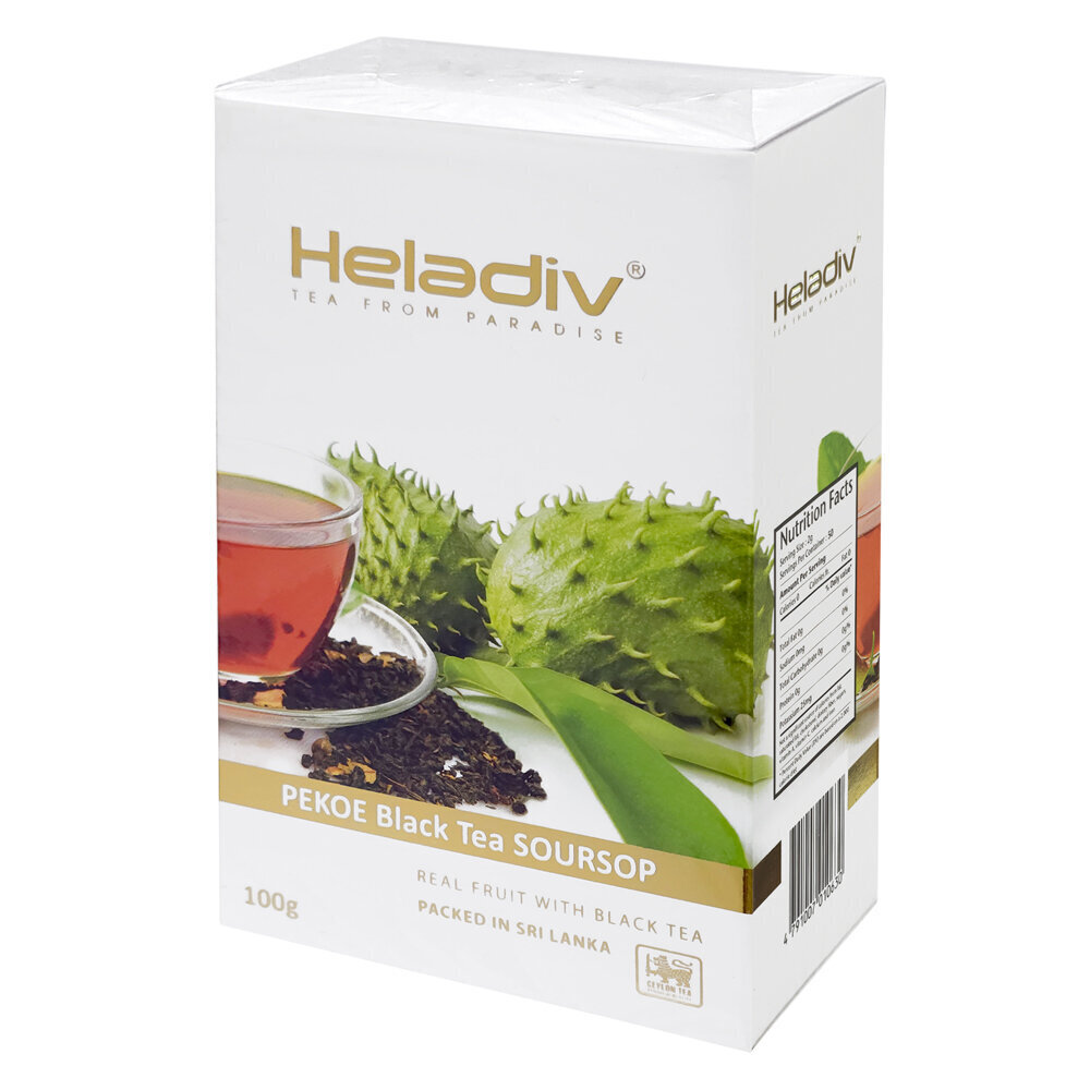 Pekoe Melnā tēja Soursop Heladiv, 100g cena un informācija | Tēja | 220.lv