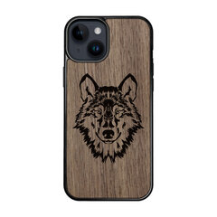 Koka maciņš iPhone 15 FoxysCraft Wolf цена и информация | Чехлы для телефонов | 220.lv