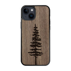 Деревянный чехол для iPhone 15 FoxysCraft, Fir tree, ореховое дерево цена и информация | Чехлы для телефонов | 220.lv