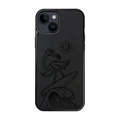 Ādas maciņš iPhone 15 FoxysCraft Flamingo cena un informācija | Telefonu vāciņi, maciņi | 220.lv