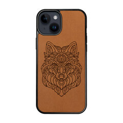 Ādas maciņš iPhone 15 FoxysCraft Fox cena un informācija | Telefonu vāciņi, maciņi | 220.lv