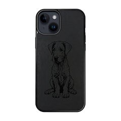 Ādas maciņš iPhone 15 FoxysCraft Dog cena un informācija | Telefonu vāciņi, maciņi | 220.lv