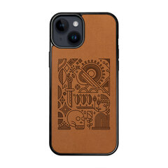 Кожаный чехол для iPhone 15 FoxysCraft, Gothic bird цена и информация | Чехлы для телефонов | 220.lv