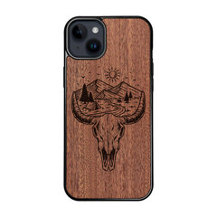 Деревянный чехол для iPhone 15 Plus FoxysCraft, Wildlife, красное дерево цена и информация | Чехлы для телефонов | 220.lv