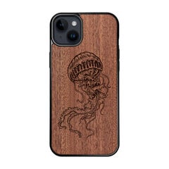 Деревянный чехол для iPhone 15 Plus FoxysCraft, Jellyfish, красное дерево цена и информация | Чехлы для телефонов | 220.lv