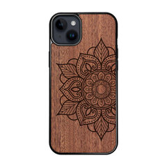 Деревянный чехол для iPhone 15 Plus FoxysCraft, Mandala, красное дерево цена и информация | Чехлы для телефонов | 220.lv