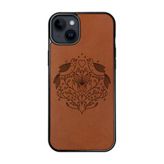 Кожаный чехол для iPhone 15 Plus FoxysCraft, Bird love цена и информация | Чехлы для телефонов | 220.lv