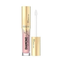 Lūpu spīdums Eveline Cosmetics Diamond Glow Lip Luminizer, 03 Caramel Ice Cream, 4,5 ml cena un informācija | Lūpu krāsas, balzāmi, spīdumi, vazelīns | 220.lv