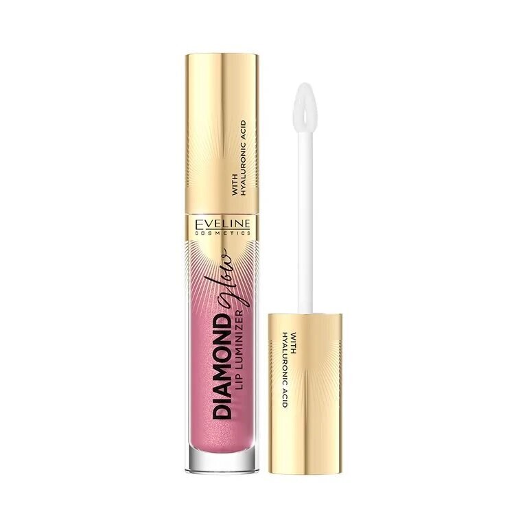 Lūpu spīdums Eveline Cosmetics Diamond Glow Lip Luminizer, 05 Toffee, 4,5 ml cena un informācija | Lūpu krāsas, balzāmi, spīdumi, vazelīns | 220.lv