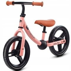 12-дюймовый беговел Kinderkraft 2WAY NEXT, коричневый, черный, розовый цена и информация | Балансировочные велосипеды | 220.lv