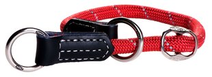 Полу-Строгий ошейник Rogz Rope Large 12mm/45-55cm красный цена и информация | Ошейники, подтяжки для собак | 220.lv