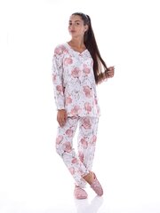 Женская тонкая пижама PH82019M МАК, бежевая цена и информация | Женские пижамы, ночнушки | 220.lv