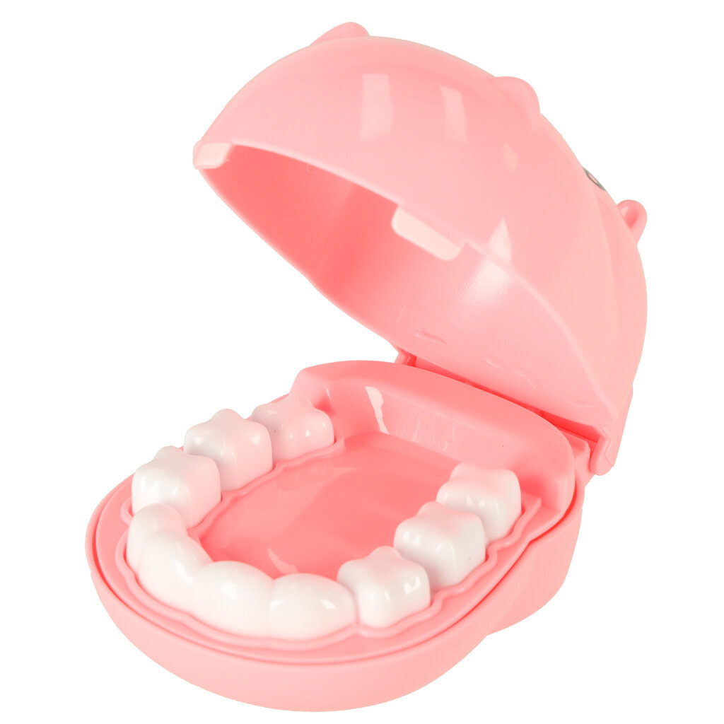 Rotaļu zobārstu komplekts, rozā cena un informācija | Rotaļlietas meitenēm | 220.lv