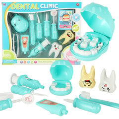 Rotaļu zobārstu komplekts, zils cena un informācija | Rotaļlietas meitenēm | 220.lv