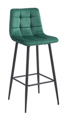4 krēslu komplekts Leobert Arceto, zaļš/melns cena un informācija | Virtuves un ēdamistabas krēsli | 220.lv