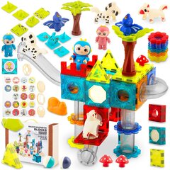 Магнитные кубики Динозавровый рай цена и информация | Игрушки для малышей | 220.lv