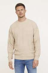 Džemperis vīriešiem Lee Cooper Claviz S450, bēšs cena un informācija | Vīriešu džemperi | 220.lv