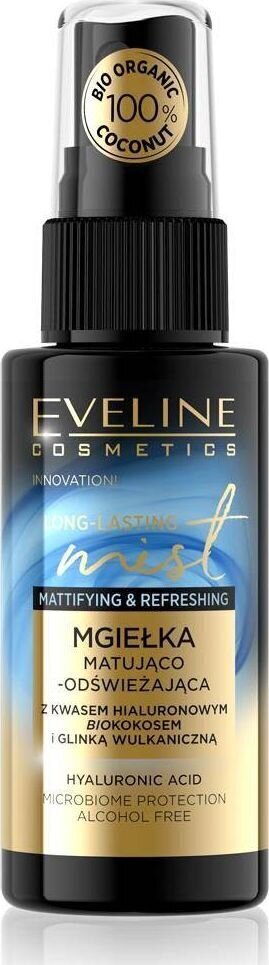 Sejas migla Eveline Cosmetics Bio Coconut, 50 ml cena un informācija | Sejas ādas kopšana | 220.lv