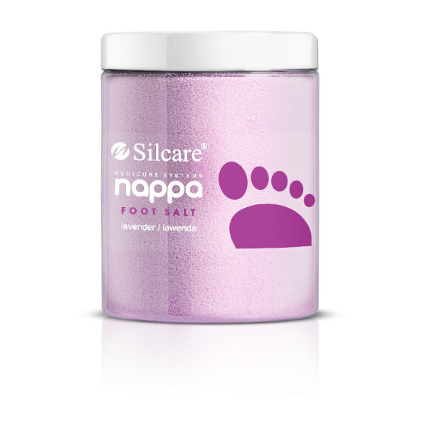 Kāju sāls Silcare Nappa Soft Comfort Lavander, 1250 g cena un informācija | Nagu kopšanas piederumi | 220.lv