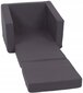Bērnu krēsls Delsit, melns cena un informācija | Sēžammaisi, klubkrēsli, pufi bērniem | 220.lv