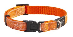 Apkakle Rogz Beach Bum, 20 mm/34-56 cm, oranžs cena un informācija | Apkakles, siksnas suņiem | 220.lv