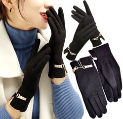 Женские перчатки GF56, черные цена и информация | Женские перчатки | 220.lv