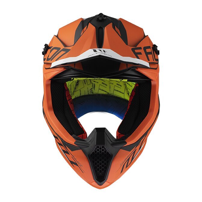 Moto ķivere MT Helmets Falcon THR B4, oranžs cena un informācija | Moto ķiveres | 220.lv