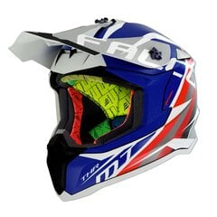 Moto ķivere MT Helmets Falcon THR A7 Gloss, zils цена и информация | Шлемы для мотоциклистов | 220.lv