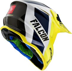 Moto ķivere MT Helmets Falcon Warrior A3 L, dzeltens cena un informācija | Moto ķiveres | 220.lv