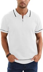 Мужская рубашка поло Remxi, белая цена и информация | Мужские футболки | 220.lv