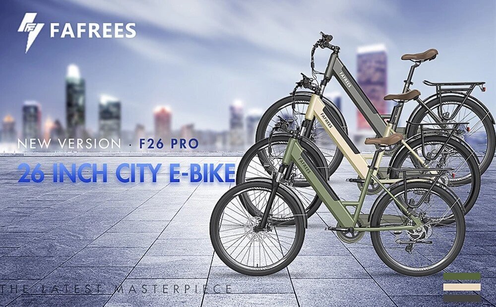 Elektriskais velosipēds Fafrees F26 Pro, 26", zaļš cena un informācija | Elektrovelosipēdi | 220.lv