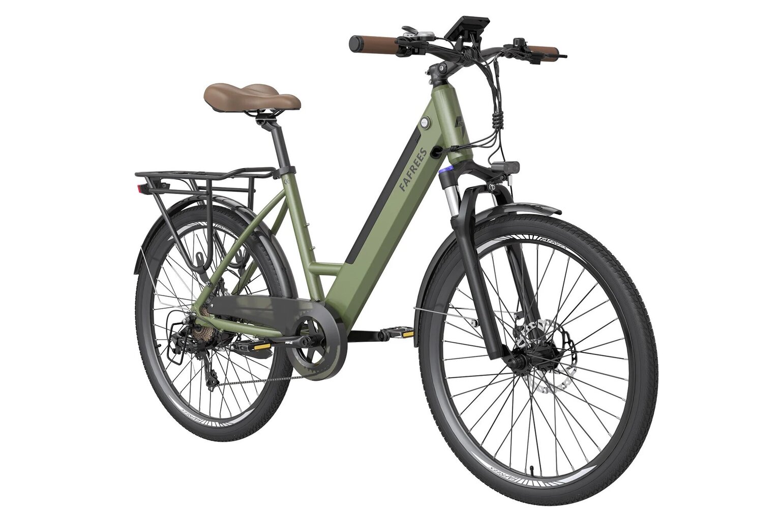 Elektriskais velosipēds Fafrees F26 Pro, 26", zaļš cena un informācija | Elektrovelosipēdi | 220.lv