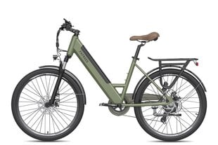 Электровелосипед FAFREES F26 Pro, 26", зеленый, 14,5 Ач цена и информация | Электровелосипеды | 220.lv