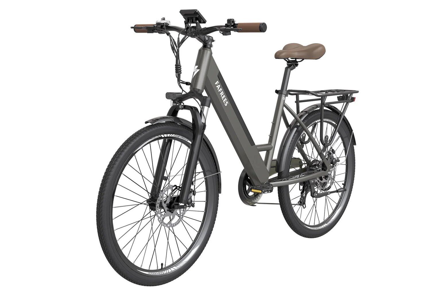 Elektriskais velosipēds Fafrees F26 Pro, 26", pelēks цена и информация | Elektrovelosipēdi | 220.lv