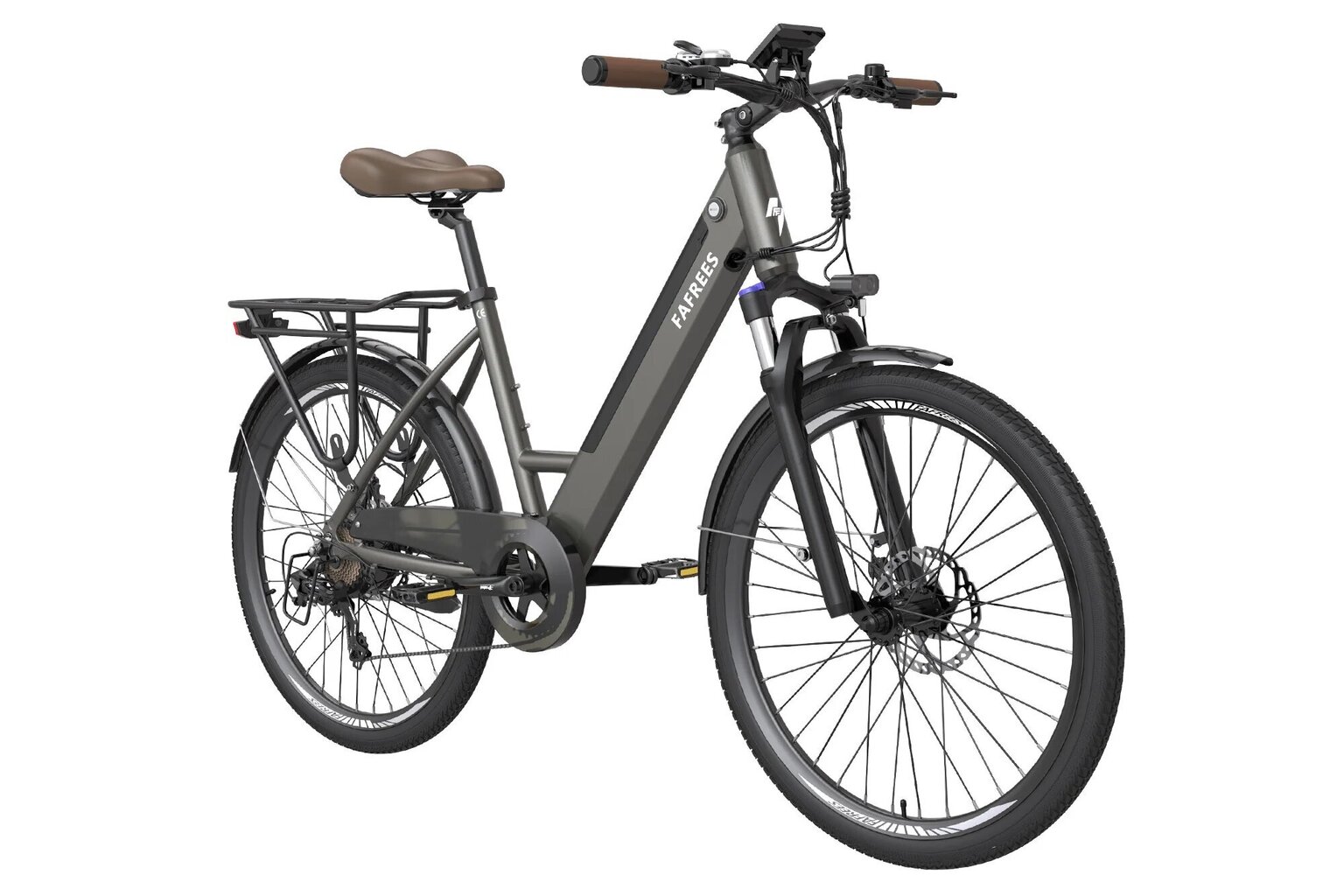 Elektriskais velosipēds Fafrees F26 Pro, 26", pelēks цена и информация | Elektrovelosipēdi | 220.lv