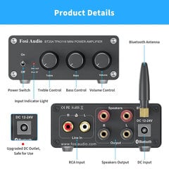 Усилитель звука с блютулс Fosi Audio BT20A цена и информация | Fosi Audio Бытовая техника и электроника | 220.lv