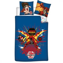 Bakugan Dragon Battle gultas pārklājs 140×200cm, 63×63 cena un informācija | Bērnu gultas veļa | 220.lv