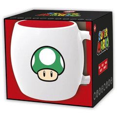 Krūze ar kārbu Super Mario 1-UP Keramika 360 ml cena un informācija | Glāzes, krūzes, karafes | 220.lv