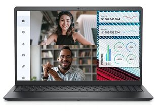 Dell Vostro 15 3520 AG FHD i5-1235U/8GB/512GB/UHD/Win11 Pro/ENG /Black цена и информация | Ноутбуки | 220.lv