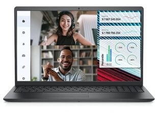 Dell Vostro 15 3520 AG FHD i3-1215U/8GB/512GB/UHD/Ubuntu/ENG /Black cena un informācija | Portatīvie datori | 220.lv