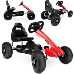 Bērnu pedāļa velokartings Ricokids RK-591, sarkans цена и информация | Конструктор автомобилей игрушки для мальчиков | 220.lv