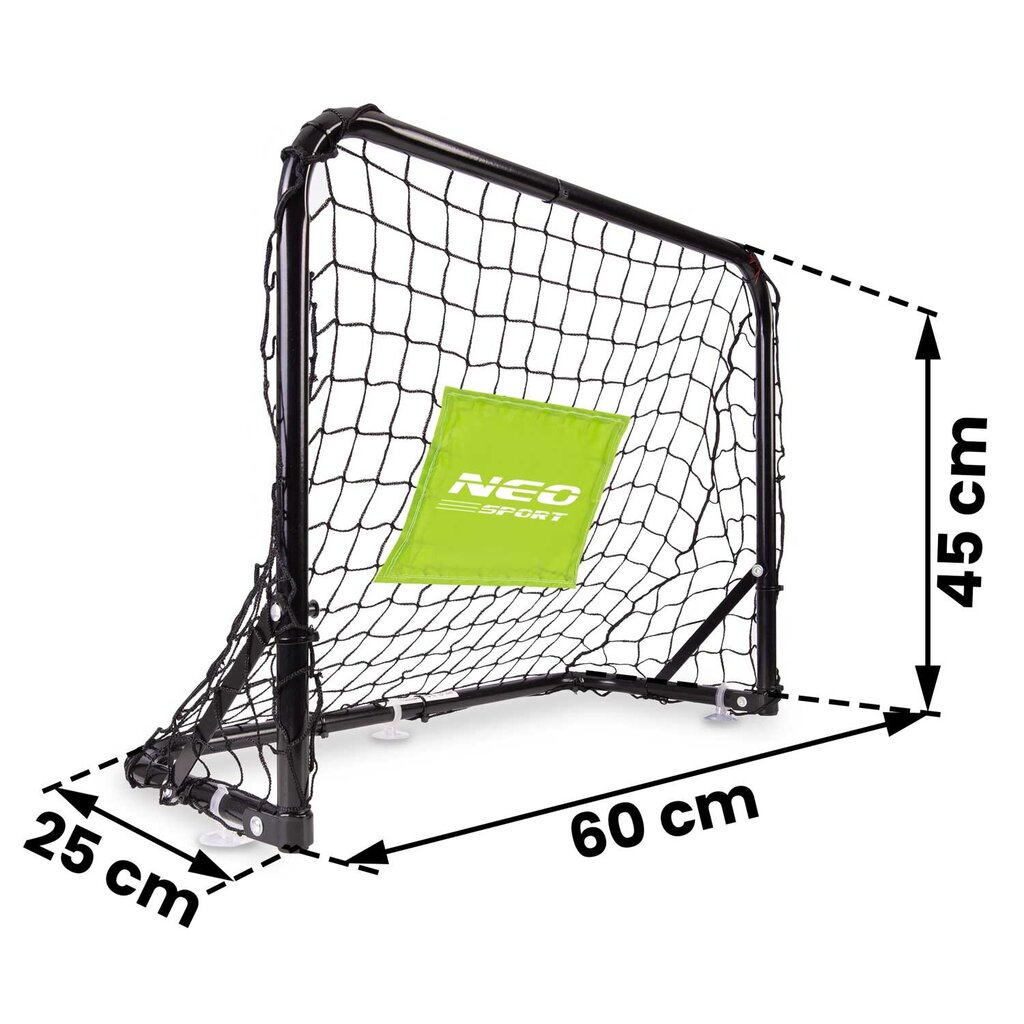 Futbola vārti Neo-Sport NS-461, 60x45x25 cm, 2 gab. цена и информация | Futbola vārti un tīkls | 220.lv