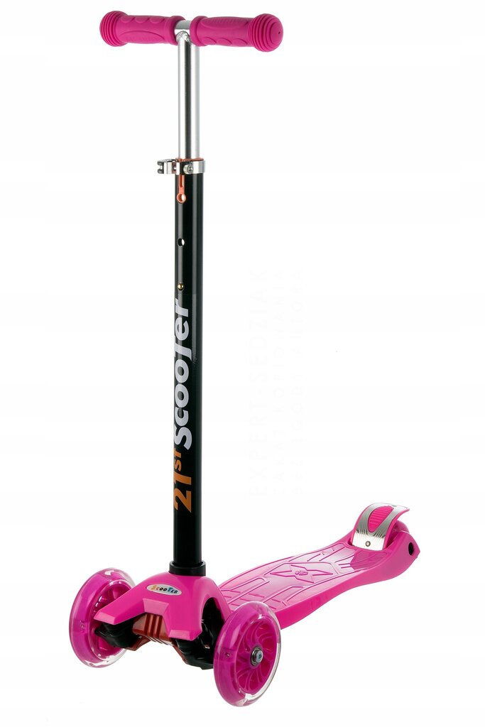 Trīsriteņu skrejritenis Scooter LP155, rozā/melns cena un informācija | Skrejriteņi | 220.lv