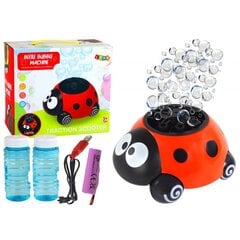 Ziepju burbuļu mašīna Ladybug Lean Toys cena un informācija | Ūdens, smilšu un pludmales rotaļlietas | 220.lv