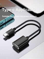 Переходник USB OTG - Type-C, Electronics LV-551, 1 шт. цена и информация | Кабели и провода | 220.lv