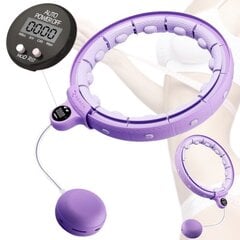 Masāžas vingrošanas riņķis Reach Smart Hula Hoop TEZ1, violets цена и информация | Обручи, гимнастические палки | 220.lv