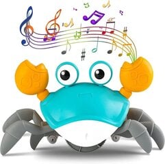 Interaktīvs rāpojošs krabis ar skaņu, zils cena un informācija | Rotaļlietas zēniem | 220.lv