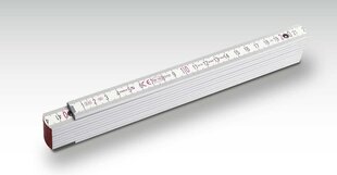 Salokāma mērlente, 2 m cena un informācija | Rokas instrumenti | 220.lv